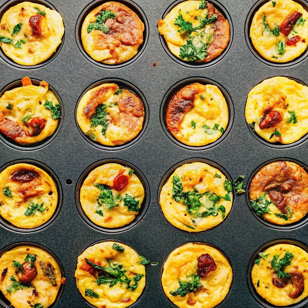 High Protein Egg Bites with Cottage Cheese: A Delicious, Budget-Friendly Breakfast 4 high protein egg bites cottage cheese set up