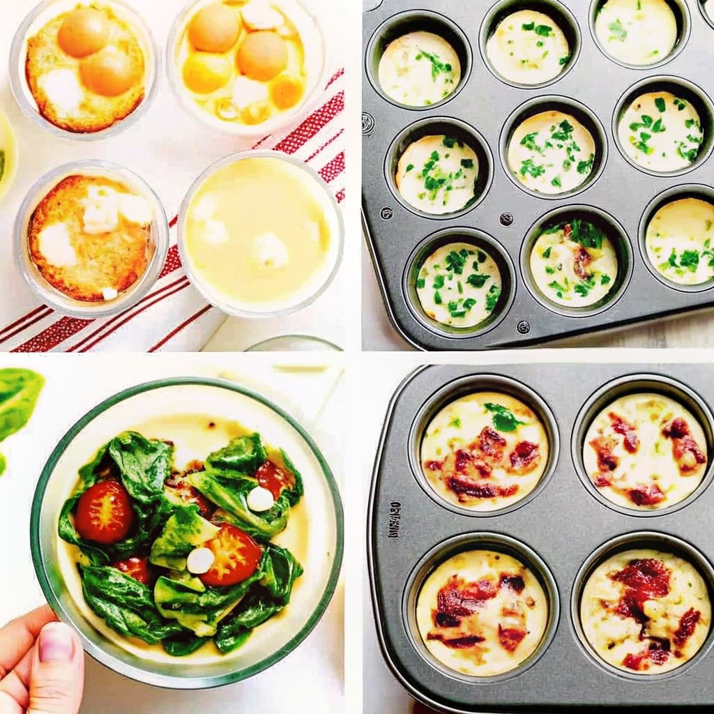 High Protein Egg Bites with Cottage Cheese: A Delicious, Budget-Friendly Breakfast 3 Blending cottage cheese and eggs for high protein egg bites