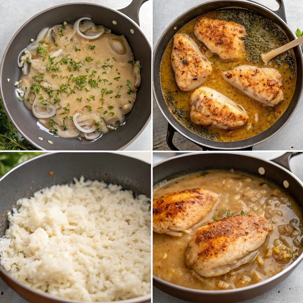 Smothered Chicken and Rice: Easy, Family-Friendly Comfort Food 3 How to cook smothered chicken and rice