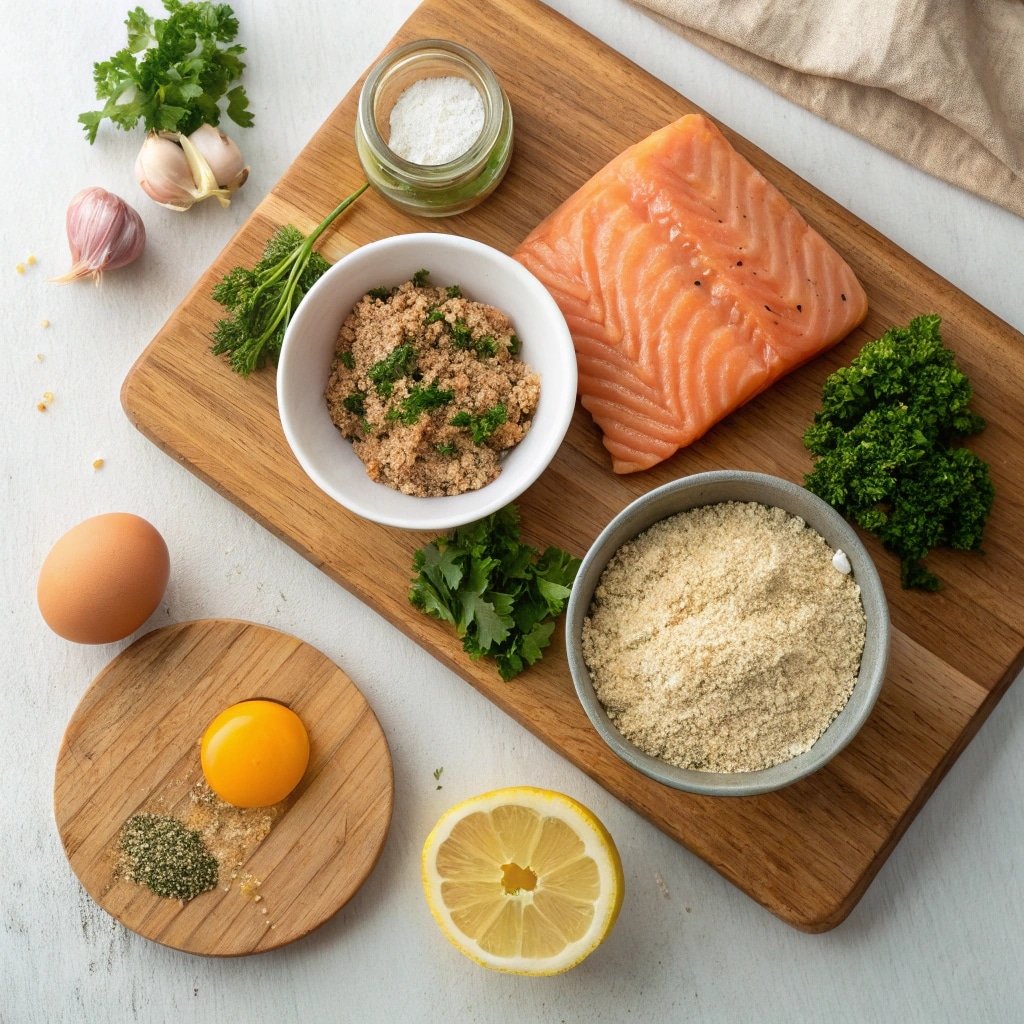 Mediterranean Salmon Patties – Easy, Crispy & Budget-Friendly Dinner 2 Ingredients for Mediterranean salmon patties